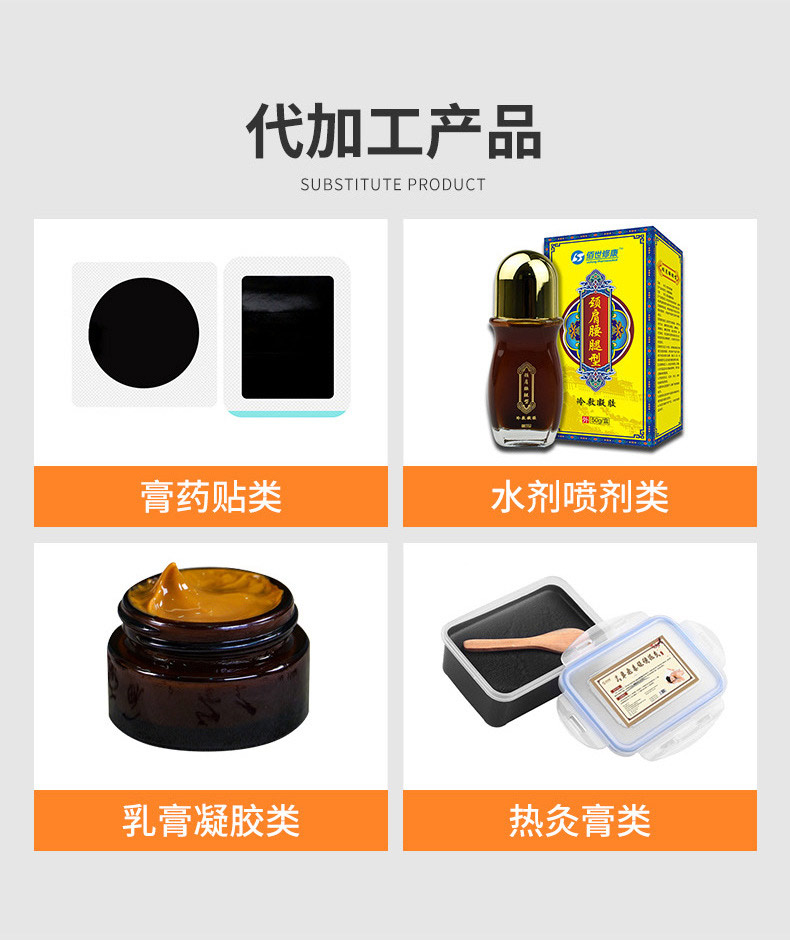 膏藥代加工產(chǎn)品種類(lèi) 膏藥代加工產(chǎn)品種類(lèi)