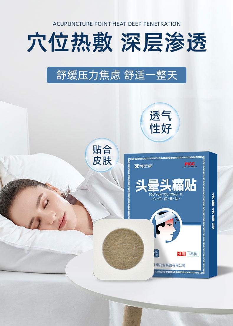 頭暈頭痛貼深層滲透 頭暈頭痛貼深層滲透